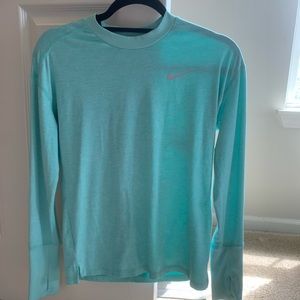 Nike aqua running shirt XS